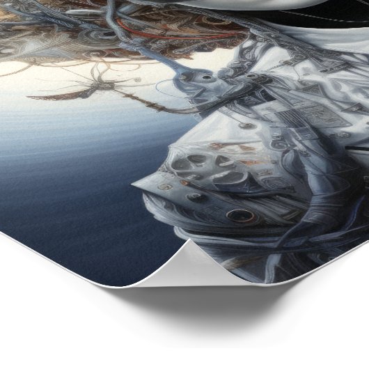 Levendig en boeiend V8 Engine Poster - Perfect (Hoek)