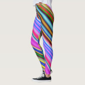 Levendig en elegant vormend patroon met meerdere k leggings (Links)