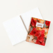 Levendig en kleurrijke gladiolus (aangepaste tekst notitieboek (Binnen)