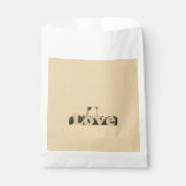 Levendig en stijlvol design en alles met compassie bedankzakje (Voorkant)