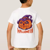 Levendig en vrolijk Halloween T-shirt (Achterkant)