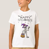 Levendig en vrolijk Halloween T-shirt (Voorkant)