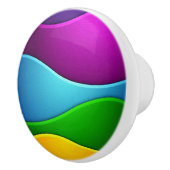 Levendig en vun keramisch kabinet Knob/Pull Keramische Knop (Rechts)