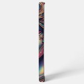 Levendig esthetisch portret - levendig kunstontwer samsung galaxy hoesje (Linkerkant)