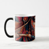 Levendig esthetisch portret magische mok (Links)