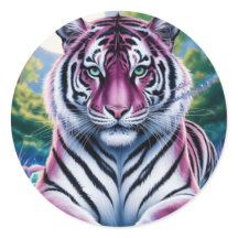 Levendig Fantasy Tiger Portret | exotisch