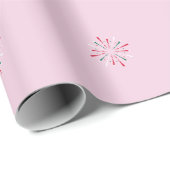 Levendig feest confetti, vuurwerk cadeaupapier (Rol Hoek)
