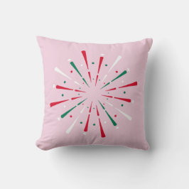 Levendig feestconfetti, vuurwerk kussen