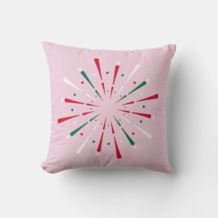 Levendig feestconfetti, vuurwerk kussen