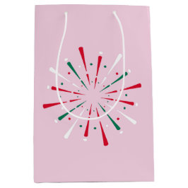 Levendig feestconfetti, vuurwerk medium cadeauzakje