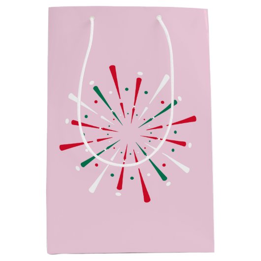 Levendig feestconfetti, vuurwerk medium cadeauzakje (Voorkant)