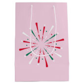 Levendig feestconfetti, vuurwerk medium cadeauzakje (Achterkant)