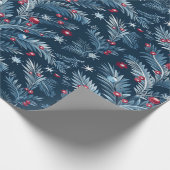 Levendig feestelijk kerstinpakpapier cadeaupapier (Hoek)