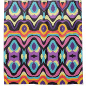 Levendig festivalritme douchegordijn (Voorkant)