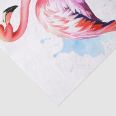 Levendig Flamingo Waterverf Decoupage Weefselpapie Tissuepapier (Detail)