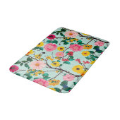 Levendig Floral Branches patroon Badmat (Gekanteld)