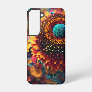 Levendig Floral Glow Design Samsung Galaxy Hoesje
