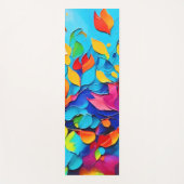 Levendig Floral Symphony Painting Yogamat (Voorkant)