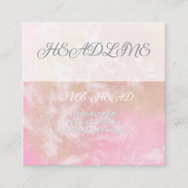 Levendig Floral Visitekaartje