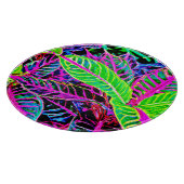 Levendig Foliage Elegantie Patroon Snijplank (Hoek)
