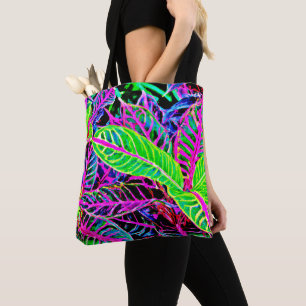 Levendig Foliage Elegantie Patroon Tote Bag