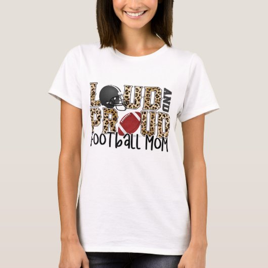 Levendig Football op luid papier T-shirt (Voorkant)