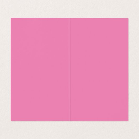 Levendig framboos rozeachtig rood modern stijlvol  visitekaartje (Binnenkant ongevouwen)