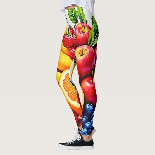 Levendig Fresh Fruit Delight-ontwerp Leggings (Links)