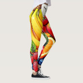Levendig Fresh Fruit Delight-ontwerp Leggings (Rechts)