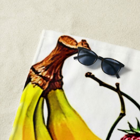 Levendig Fresh Fruit Delight-ontwerp Strandlaken (In situ)