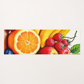 Levendig Fresh Fruit Delight-ontwerp Yogamat (Achterkant (horizontaal))