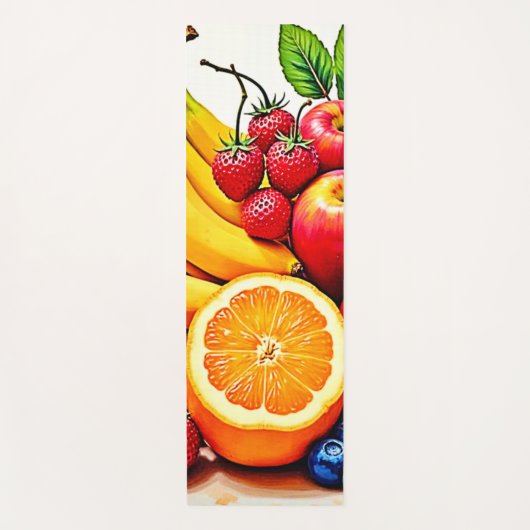 Levendig Fresh Fruit Delight-ontwerp Yogamat (Voorkant)