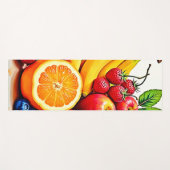 Levendig Fresh Fruit Delight-ontwerp Yogamat (Voorkant (horizontaal))