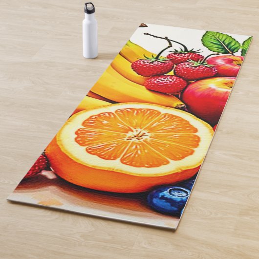 Levendig Fresh Fruit Delight-ontwerp Yogamat (In situ)