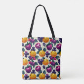 Levendig fruit met druiven, appels en Sinaasappels Tote Bag (Achterkant)