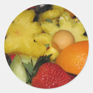 Levendig fruit ronde sticker