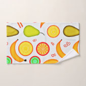 Levendig fruitig caleidoscooppatroon bad handdoek (Handdoek)