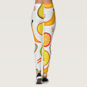 Levendig fruitig caleidoscooppatroon leggings (Achterkant)