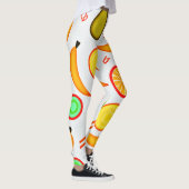 Levendig fruitig caleidoscooppatroon leggings (Rechts)