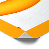 Levendig fruitig caleidoscooppatroon poster (Hoek)