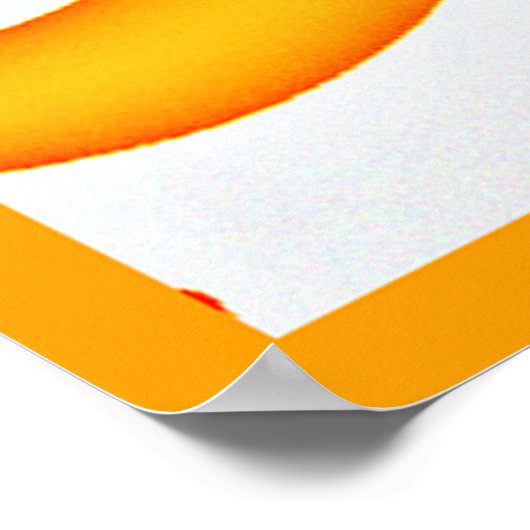 Levendig fruitig caleidoscooppatroon poster (Hoek)