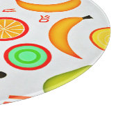 Levendig fruitig caleidoscooppatroon snijplank (Hoek)