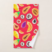 Levendig fruitig Delight patroon Bad Handdoek (Handdoek)