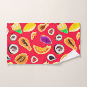 Levendig fruitig Delight patroon Bad Handdoek (Handdoek)