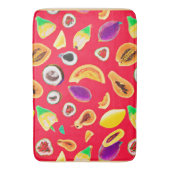 Levendig fruitig Delight patroon Badmat (Voorkant Verticaal)