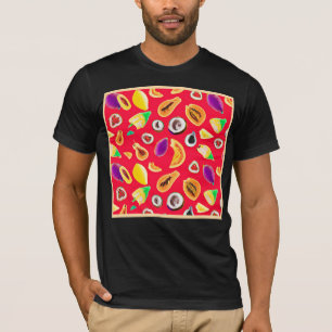 Levendig fruitig Delight patroon T-shirt