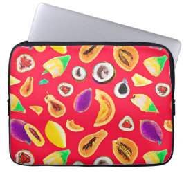 Levendig Fruitig Plezier Patroon Laptop Sleeve
