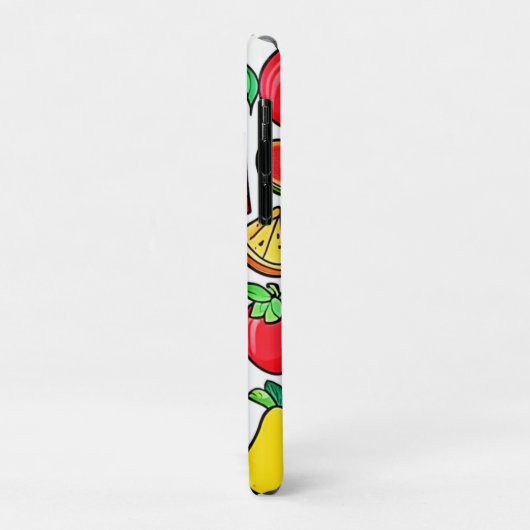 Levendig fruitpatroon Case-Mate iPhone case (Achterkant/links)