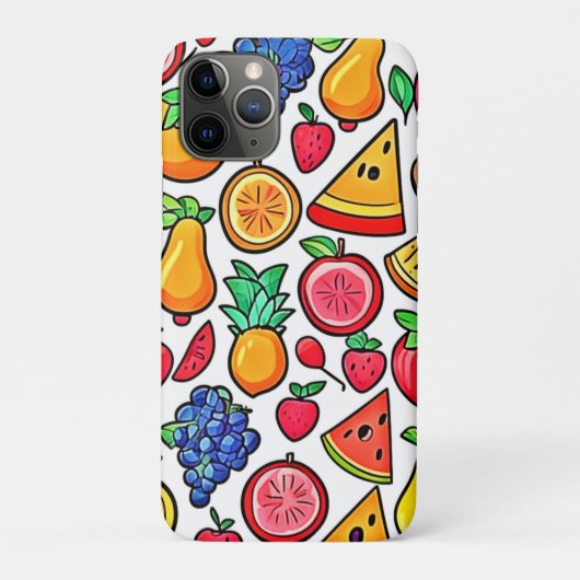 Levendig fruitpatroon Case-Mate iPhone case (Achterkant)