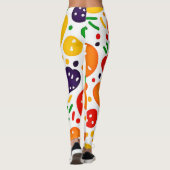 Levendig fruitpatroon leggings (Achterkant)